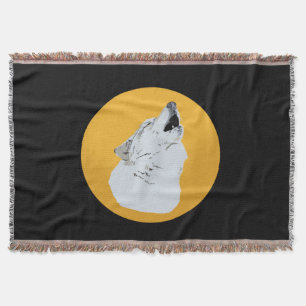 Cobertor Lobo e Lua