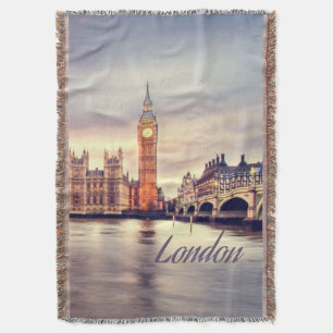 Cobertor London England Big Ben
