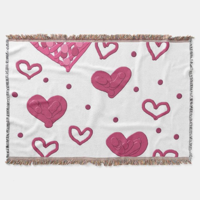 Cobertor Lovely Hearts (Frente)