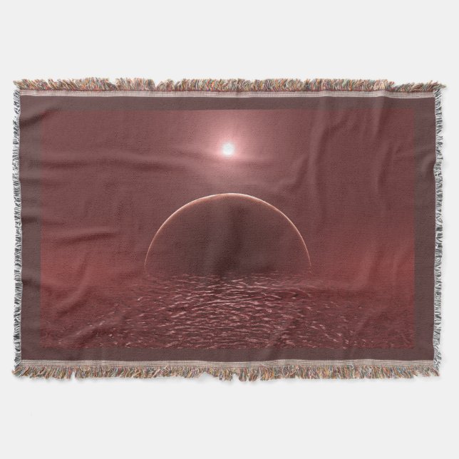 Cobertor Lua do Oceano Escarlate (Frente)
