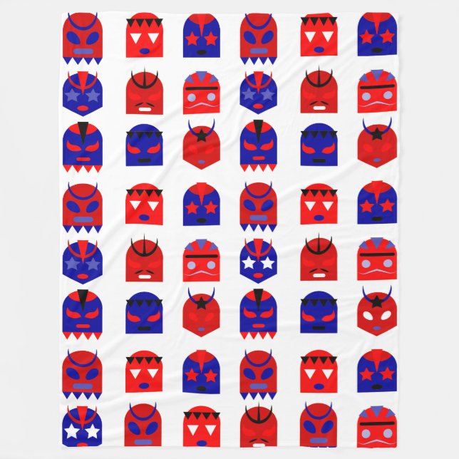 cobertor lucha libre masks (Frente)