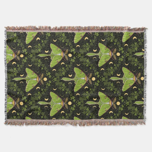 Cobertor Luna-mariposa, fases luas e barraca-mariposa 2 (Frente)