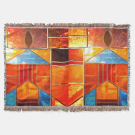 Cobertor Luz mágica que sai das janelas da Igreja