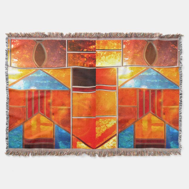 Cobertor Luz mágica que sai das janelas da Igreja (Frente)