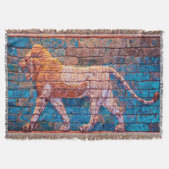 Cobertor Lyon of Babylon woven jackard blanket (Frente)