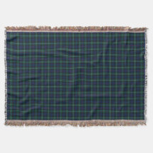 Mackenzie Clan Royal Blue e Forest Green Tartan