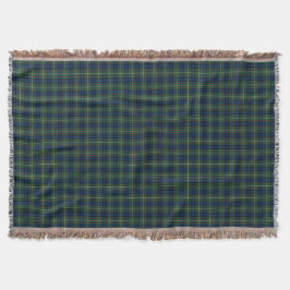 Cobertor MacLaren Clan Blue, Green e Yellow Tartan