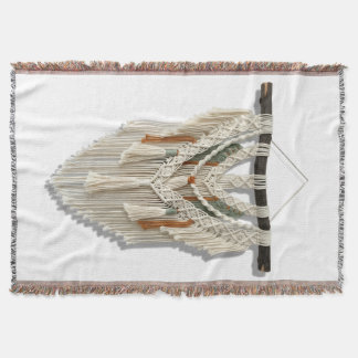 Cobertor Macrame Throw Blanket