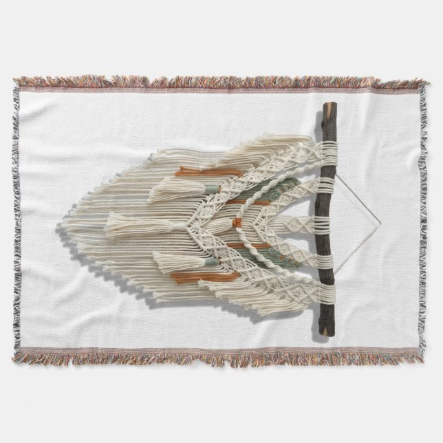 Cobertor Macrame Throw Blanket (Frente)