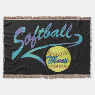 Cobertor Mãe de Softball Fastpitch Cauda Atlética