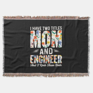 Cobertor Mãe Engenheira E Engenheiro Eu Balanço Eles