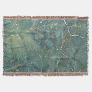 Cobertor Malachite Verde Marble Textura Detalhada