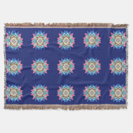 Cobertor Mandala Blue Bayou