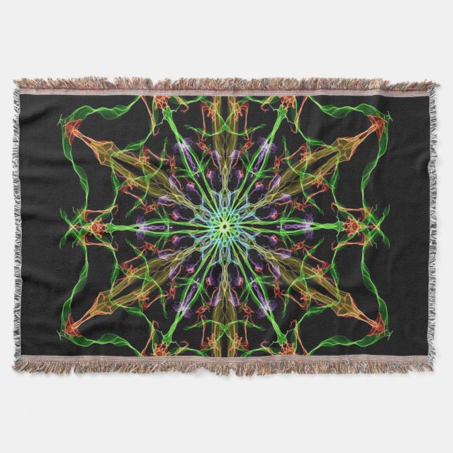 Cobertor Mandala da Web do Spider da alienígena | Presentes (Frente)