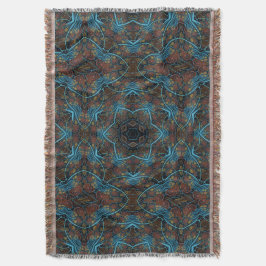 Cobertor Mandala Rosette Boho Bohemian Style Dandy Pattern