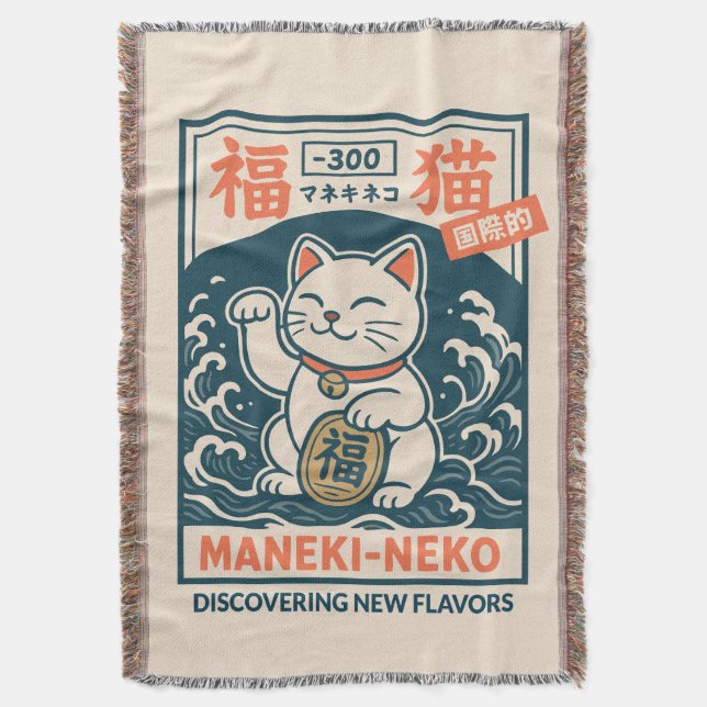 Cobertor Maneki-Neko (Frente Vertical)
