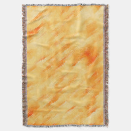 Cobertor Manga russa amarela como pintura texturizada