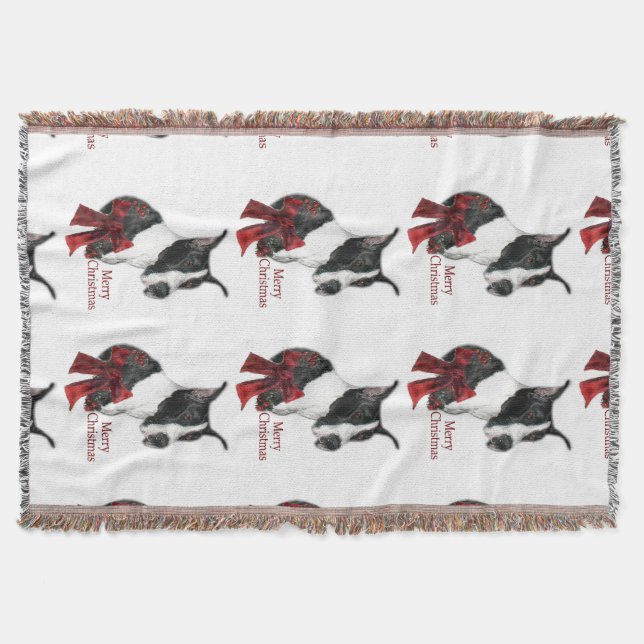 Cobertor Mantle Great Dane Christmas (Frente)