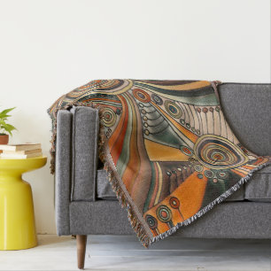 Cobertor Mão Desenhada por EDDArt - Pensamentos 1