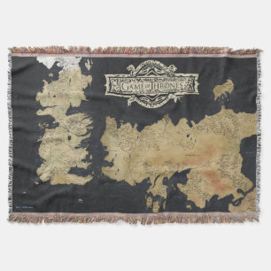 Cobertor Mapa de Westeros