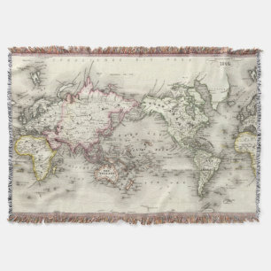 Cobertor Mapa do mundo