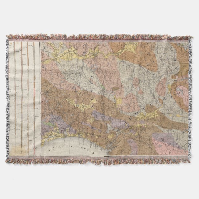 Cobertor Mapa Geological de New Hampshire 4 (Frente)