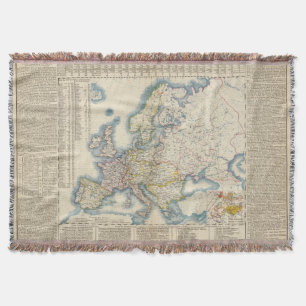 Cobertor Mapa político militar de Europa