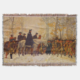 Cobertor Marcha de Washington Valley Forge William Trego 18
