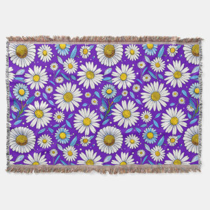 Cobertor Margaridas e Folhas