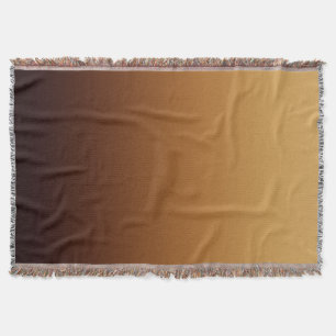 Cobertor Marrom Dourado Chocolate Cores Quentes