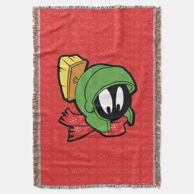Cobertor MARVIN MARTIAN™ "Outta This World" Holiday (Frente Vertical)