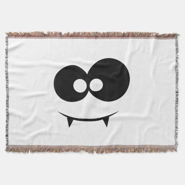 Cobertor Máscara de Fantasma de Halloween (Frente)
