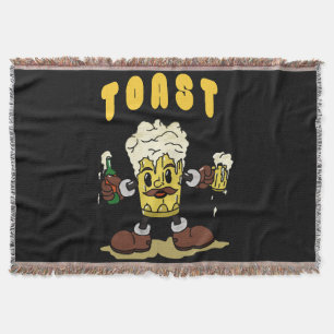 Cobertor Mascote da Torrada de Cerveja
