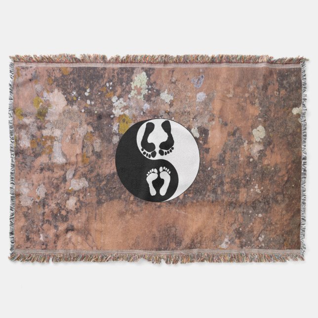 Cobertor Masculino e Mulher Yin Yang (Frente)