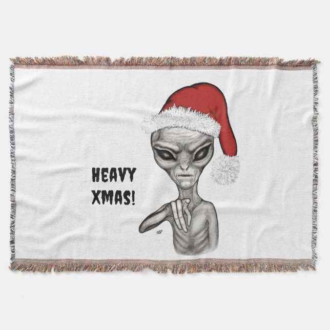 Cobertor Mau Alien , Natal Pesado ! (Frente)