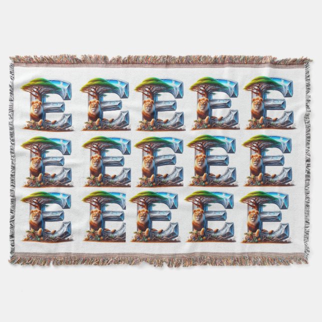 Cobertor Memerintah seperti singa dengan desain yang kuat i (Frente)