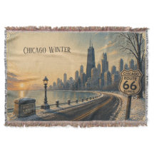 Memórias da Rota 66 no Inverno de Chicago Aconcheg