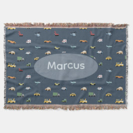 Cobertor Meninos Portáteis - Carro de Transporte Cute Monog