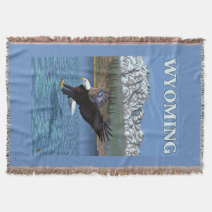 Cobertor Mergulho da águia americana - Wyoming