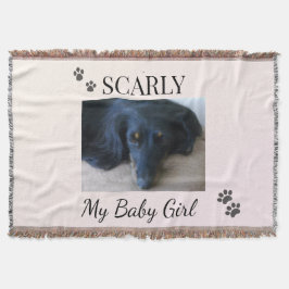 Cobertor Minimal Cream Blush Pet Photo 