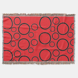 Cobertor Minimalist Bubbles: Geometric Circle Pattern