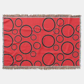 Cobertor Minimalist Bubbles: Geometric Circle Pattern