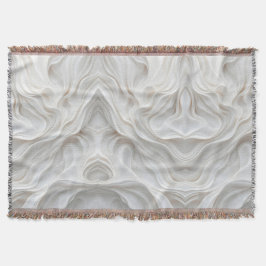 Cobertor Mínimo de Onda Branca Lançada Lâmpada Moderna