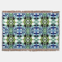 Mistura de formas em forma azul e esverdeada, límp