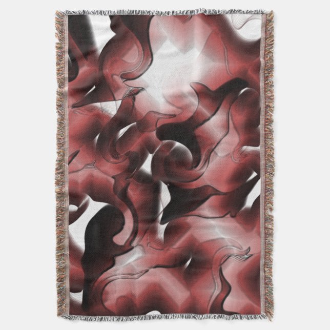 Cobertor Mistura de nevoeiro acastanhado e mal esculpida (Frente Vertical)