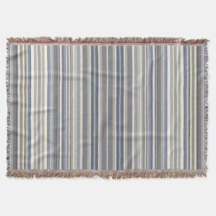 Cobertor Misty Blue Cinza Stripes