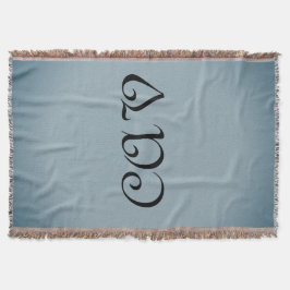 Cobertor Mochila com texto desenhado