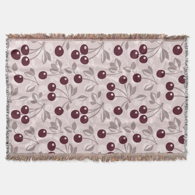 Cobertor Modele com cerejas 2 (Frente)