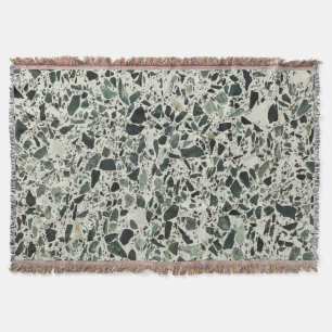 Cobertor Modern Green Terrazzo
