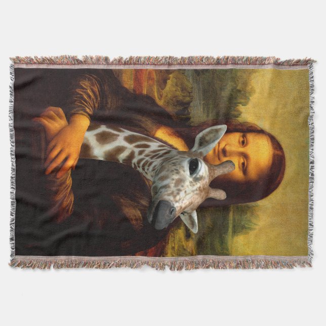 Cobertor Mona Lisa ama Girafas (Frente)